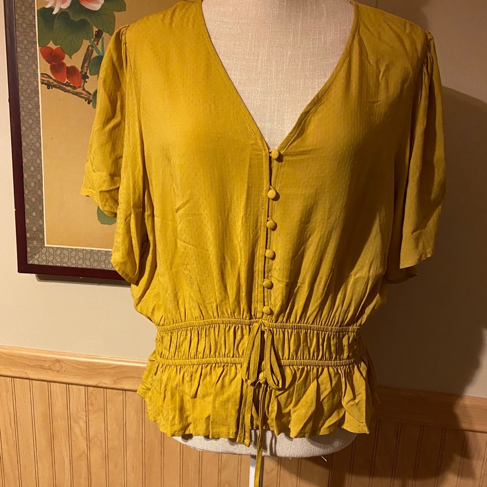 Cato Sz L V-Neck Blouse NWT😊😊